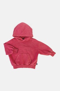 Bluza z kapturem WASHED PINK HOODIE