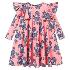 Sukienka Pompom Dress PINK POODLE
