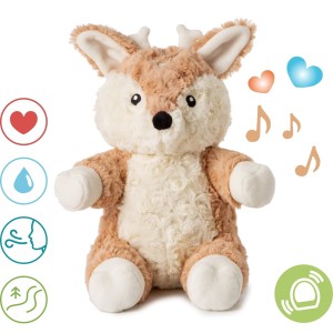 Szumiąca sarenka z czujnikiem ruchu i pozytywką 0 m+ Cloud b® LoveLight Buddies Finley Fawn™