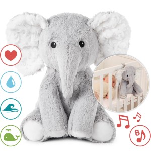 Szumiący słoń z pozytywką 0 m+ Cloud b® Elliot Elephant™