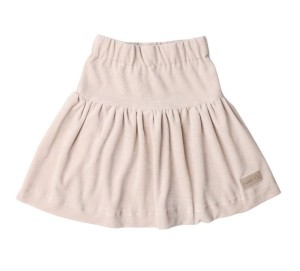Spódniczka VELVET skirt BEIGE beżowa