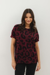T-Shirt PANTERKA bordowa