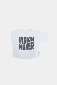 Koszulka 008 TEE WHITE VISION ecru / GRAPHITE VISION MAKER