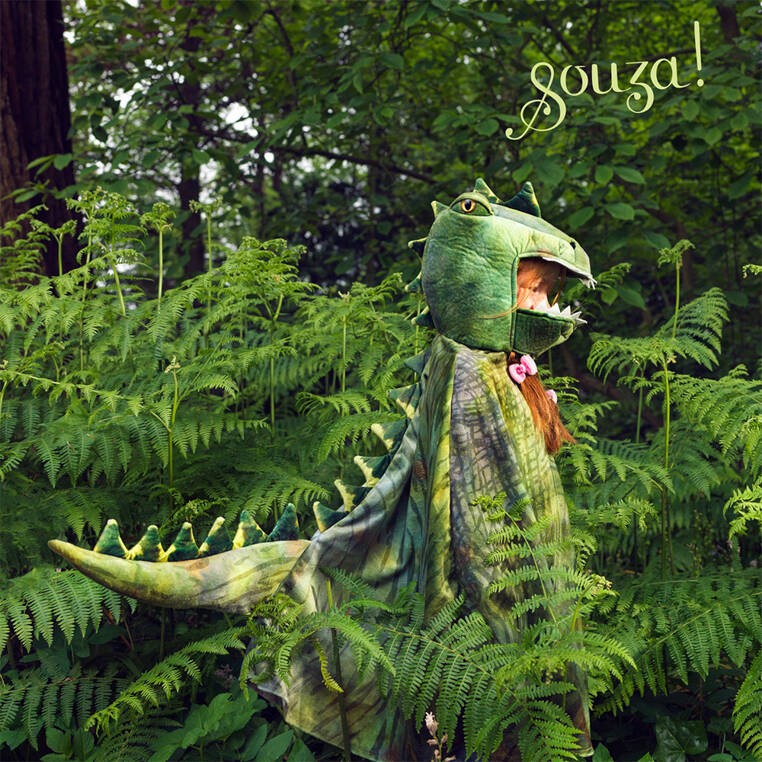 Souza-Kostium-peleryna-z-kapturem-maska-zielony-dinozaur-T-rex-polkabubu-2.jpg