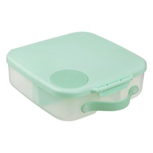Lunchbox dla dzieci do szkoły SPEARMINT szczelna śniadaniówka z przegródkami i wkładem chłodzącym | b.box