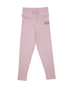 Legginsy prążkowane RIB light pink