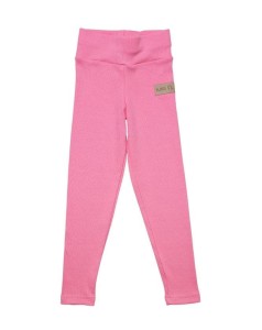 Legginsy prążkowane RIB candy pink