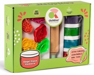 Zestaw kreatywny KOSMOS, 100% naturalna ciastolina i akcesoria 3 lata+ ChildGen