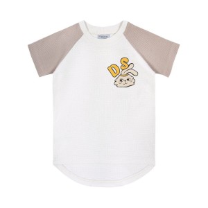 T-Shirt wafelek KRÓLIK ECRU