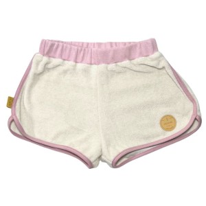 Szorty 038-25 SHORT FROTE - CREAM & PINK