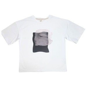 Koszulka 074-25 OVERSIZE T-SHIRT WHITE/BLACK