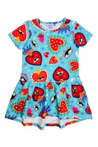 Sukienka Classic Dress DISCO LOVE AQUA