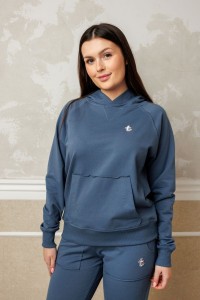 Bluza damska HOODIE dusty blue