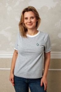 T-Shirt damski SZARY MELANŻ