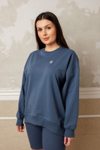 Bluza damska OVER dusty blue