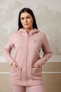Bluza damska ZIP light pink