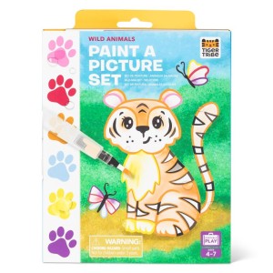 Przenośne Kolorowanki Wodne – Dzikie Zwierzęta 4 lata+ Tiger Tribe 14-036