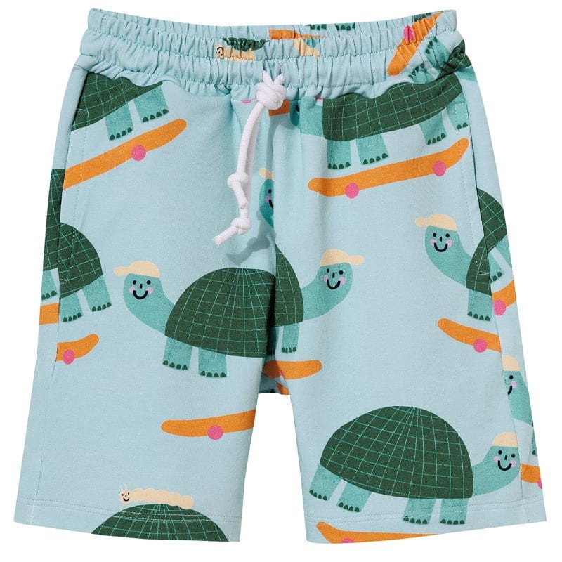 Szorty KUKUKID BLUE TURTLES – widok z przodu