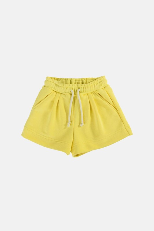 Szorty dziecięce LEMONADE SHORTS – jasnożółte, wygodne i stylowe