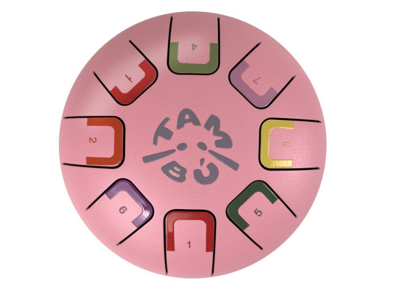 Bębenek językowy Baby Tambu różowy pastel Pinky Winky