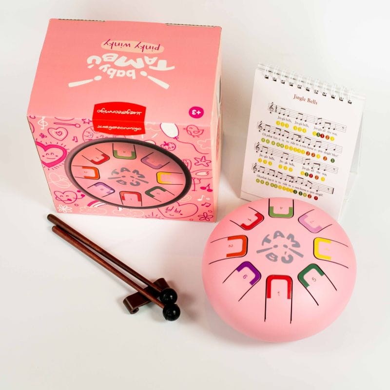 Instrument muzyczny dla dziecka 3+ – Baby Tambu różowy