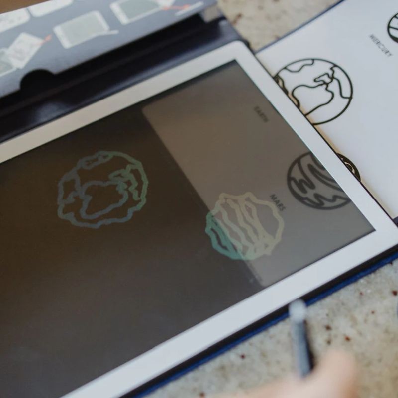 Tablet KIDYDRAW-MINI Granatowy, przenośny, lekki