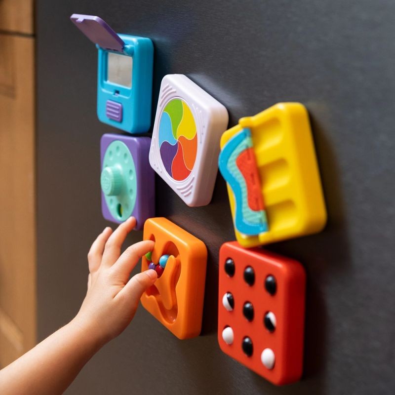 Magnetyczne kwadraty PlayTab z kołem zębatym