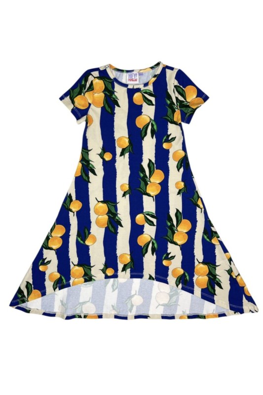 Sukienka Emily Dress LEMON z cytrynowym wzorem – Hey Popinjay