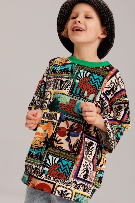 T-Shirt City PATCHWORK – modny i wygodny top na ciepłe dni