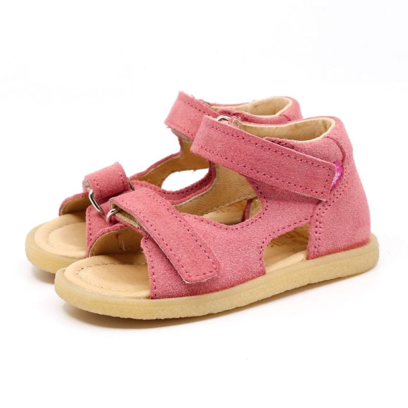 Sandały dziecięce Mrugała FLO pink – widok z boku