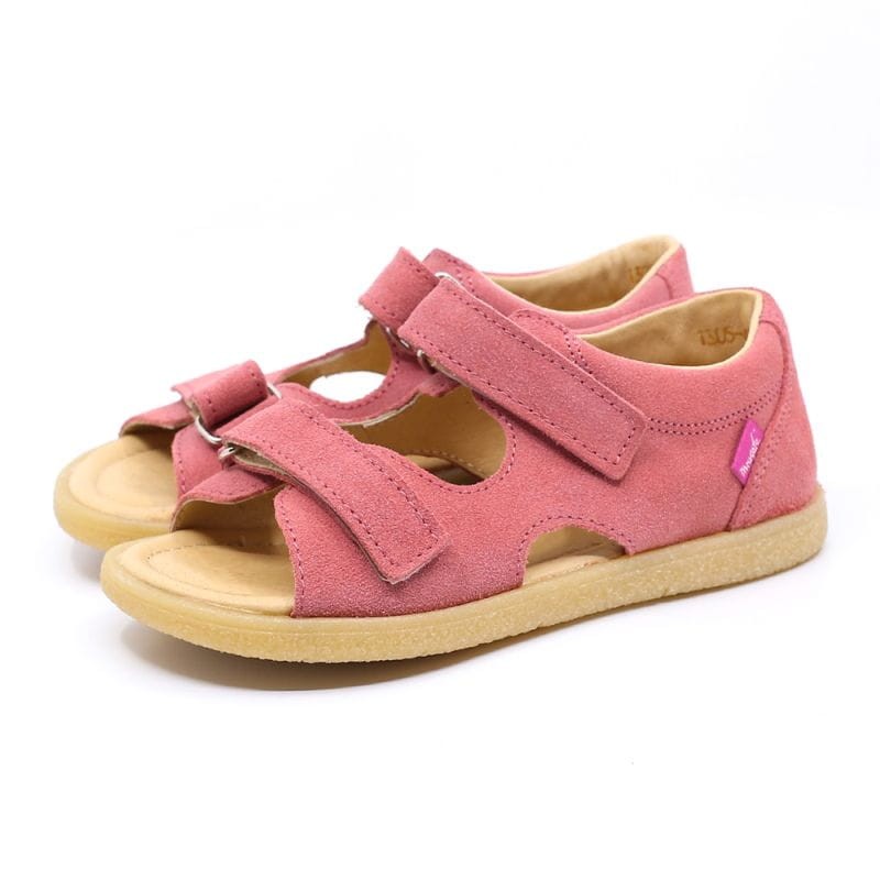 Sandały dziecięce pink – zapięcie na rzepy, model Mrugała