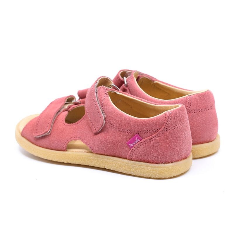 Mrugała FLO pink – sandały dziecięce z naturalnej skóry
