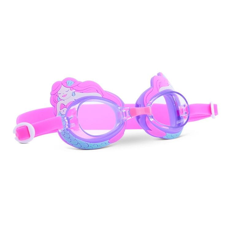 Aqua2ude Mini Syrenka – fioletowe okularki do pływania dla dzieci 3+