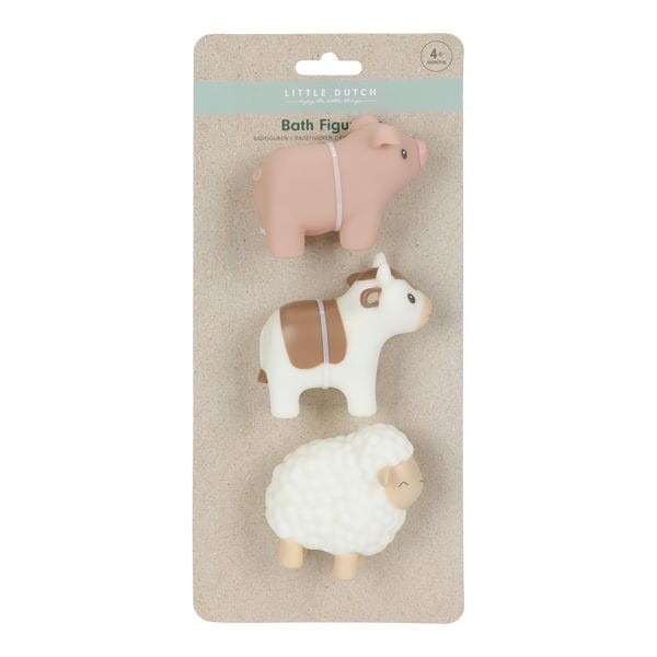 Zestaw 3 figurek do kąpieli Little Farm – Little Dutch