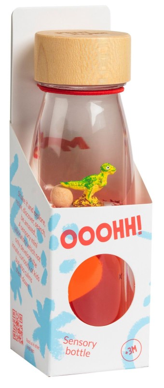 Zabawka sensoryczna z T-Rexem w płynie dwufazowym Petit Boum
