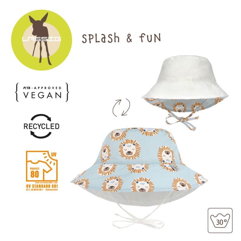 Kapelusz Lässig Splash & Fun z wzorem lwa dla dzieci