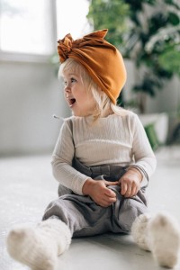 Turban ORGANIC premium TRUE OCHRE