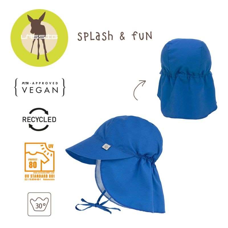 Czapka przeciwsłoneczna z ochroną karku Splash & Fun Lassig