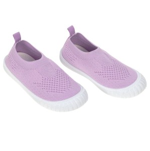 Ultrawygodne elastyczne trampki dziecięce z antypoślizgową podeszwą Splash & Fun lilac Lassig