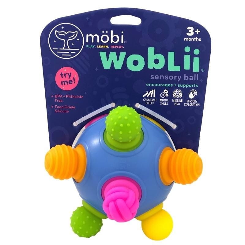 Miękka kula sensoryczna Mobi – idealna dla niemowlaka
