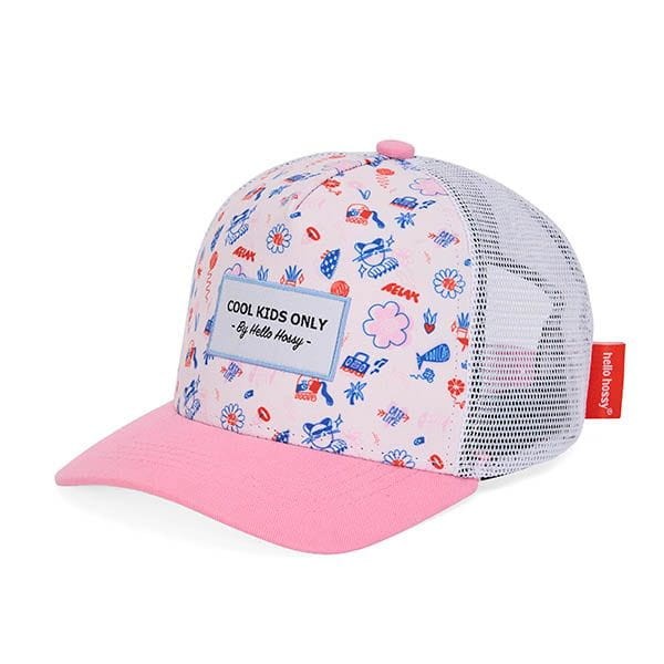 Czapka z daszkiem Cat Relax Hello Hossy – pastelowy design dla dzieci