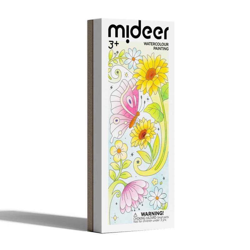 Kolorowanka akwarelowa Kwiaty Mideer MD4248