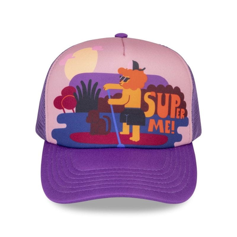 Czapka z daszkiem z otworem na kucyk Super Me Pink Yupi Dashki