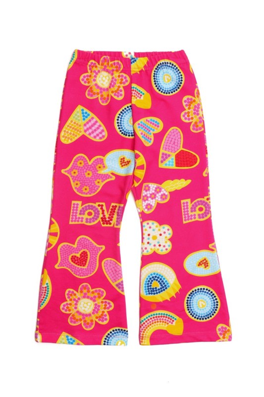 spodnie dzwony dziewczęce Guadalajara – Agatha Ruiz de la Prada – kolorowy wzór i modny krój