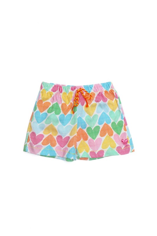 spodenki dziewczęce Agatha Ruiz de la Prada – wzór w kolorowe serca