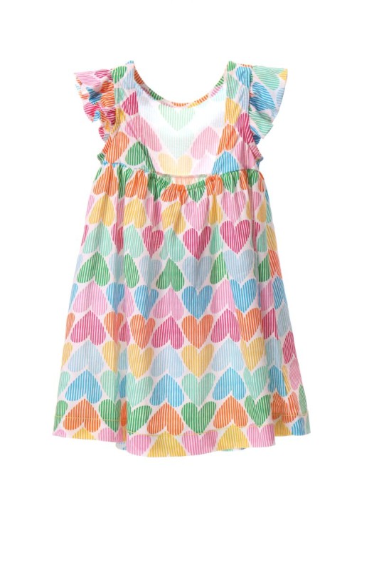Sukienka Dziewczęca w Paski i Serca – Agatha Ruiz de la Prada | Lato Pełne Kolorów