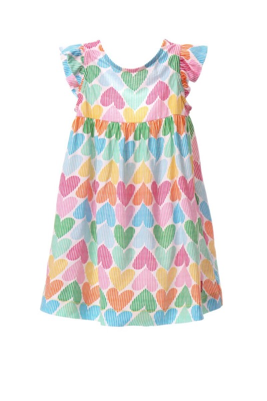 sukienka dziewczęca w paski i serca Agatha Ruiz de la Prada