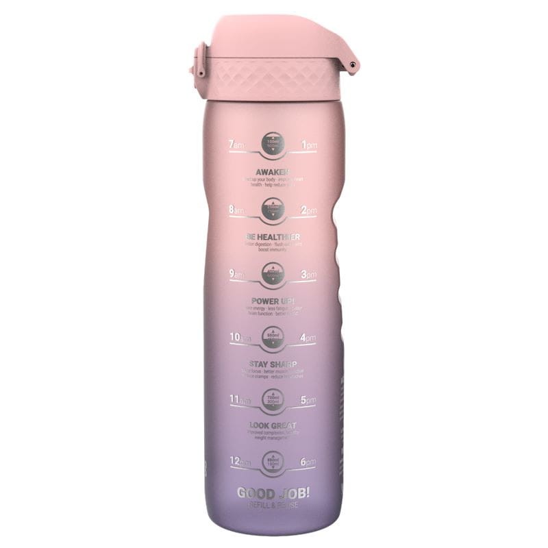 Butelka ION8 Motivator 1000 ml Gradient Periwinkle/Rose Quartz – widok produktu