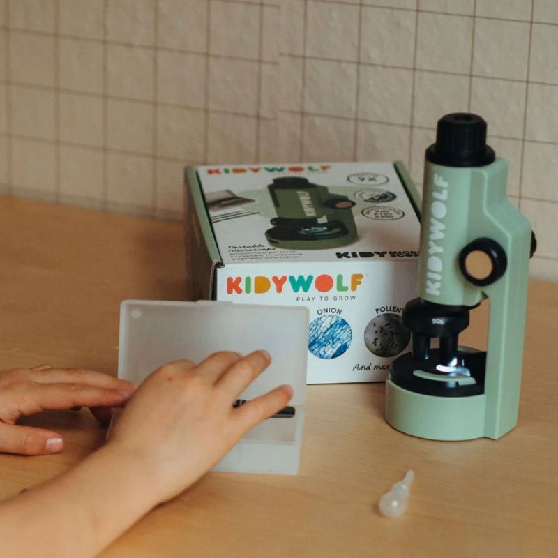 Zestaw mikroskopowy dla dzieci KIDYMICROSCOPE z akcesoriami