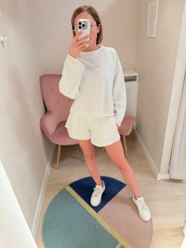Damska bluza Bopoco SUMMER w kolorze crème – stylowa i wygodna odzież made in Poland